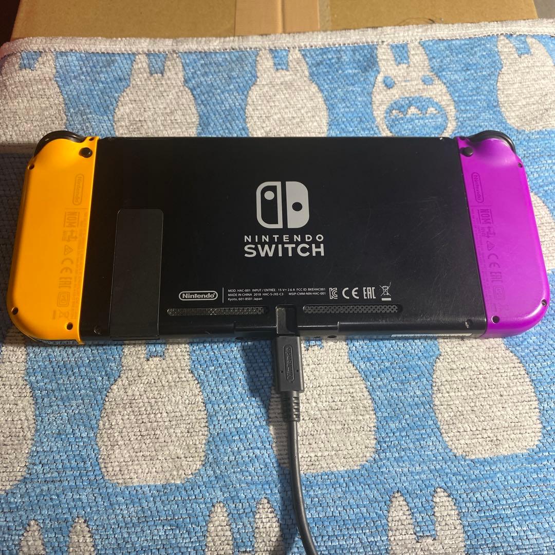 Nintendo Switch 紫とオレンジ　充電器・ドッグ付き