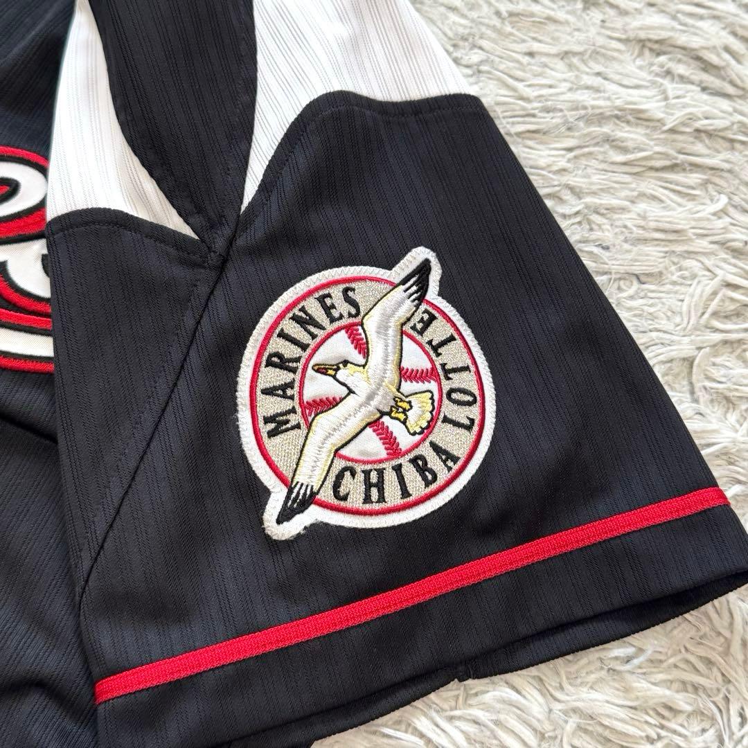 刺繍ワッペン　千葉ロッテマリーンズ　安田尚憲　カスタム　ユニフォーム　Lサイズ
