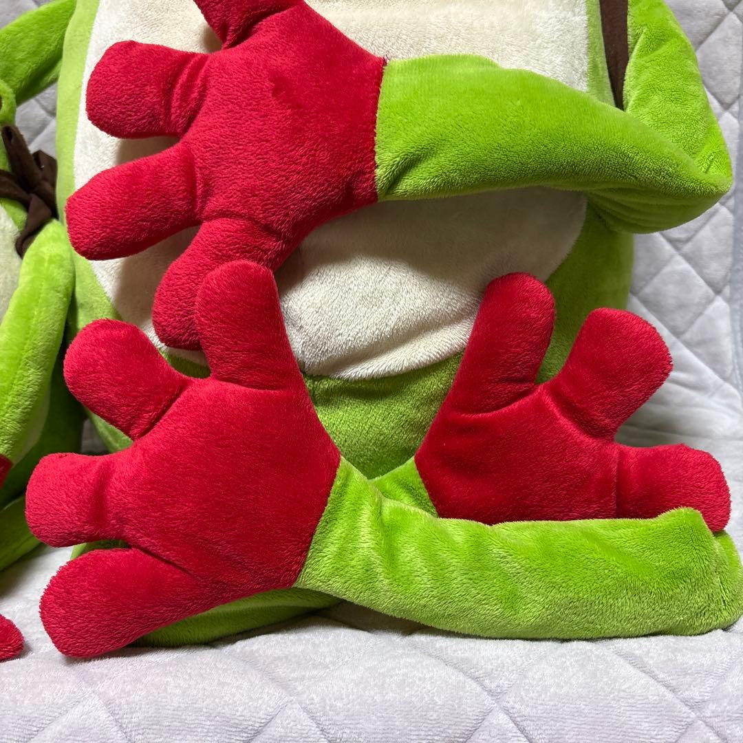 てぶケロ カエル ぬいぐるみ 手袋 マフラー ミドリカエル
