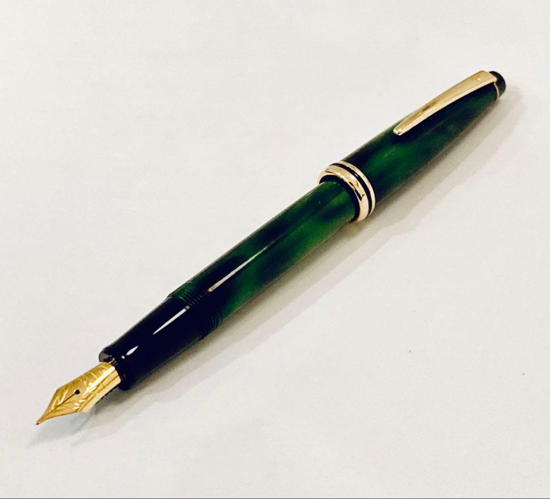 超美品◆クロス 高級万年筆 マーブルグリーン　CROSS アメリカ製ヴィンテージ