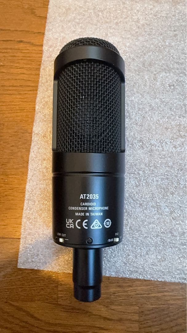 【美品】audio-technica AT2035 コンデンサーマイク