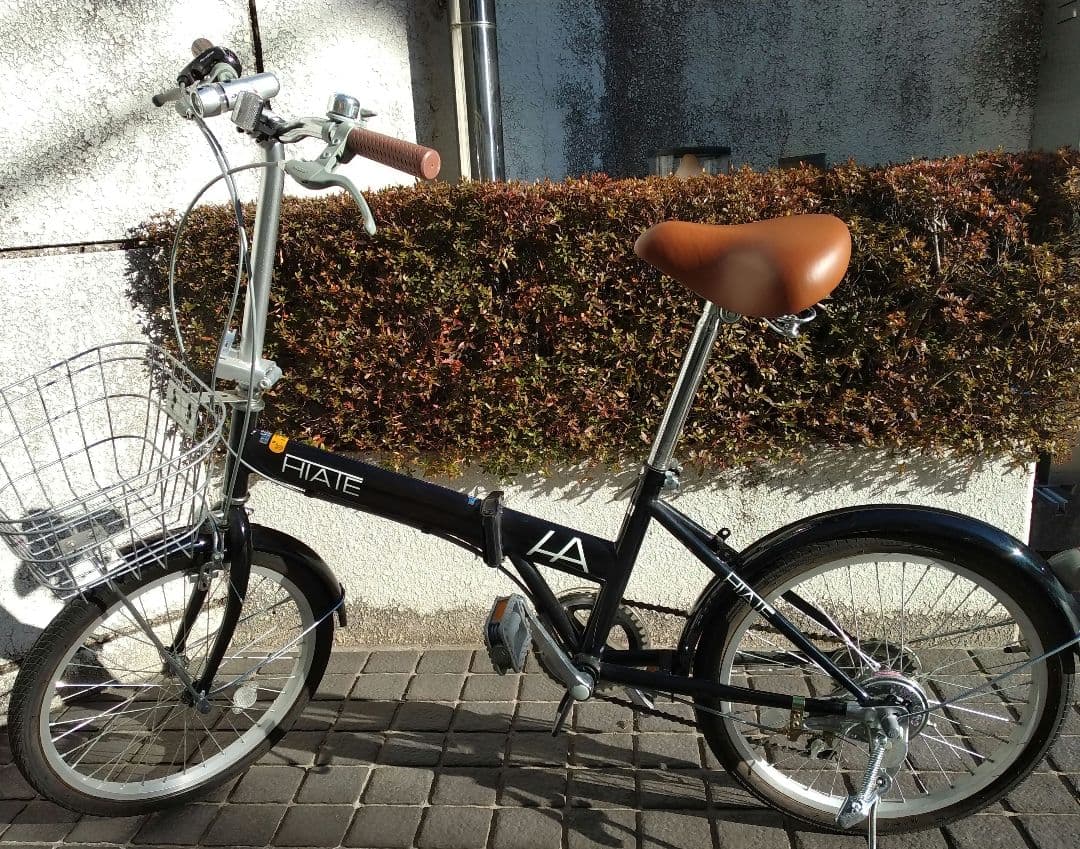 HIATE折りたたみ自転車 黒