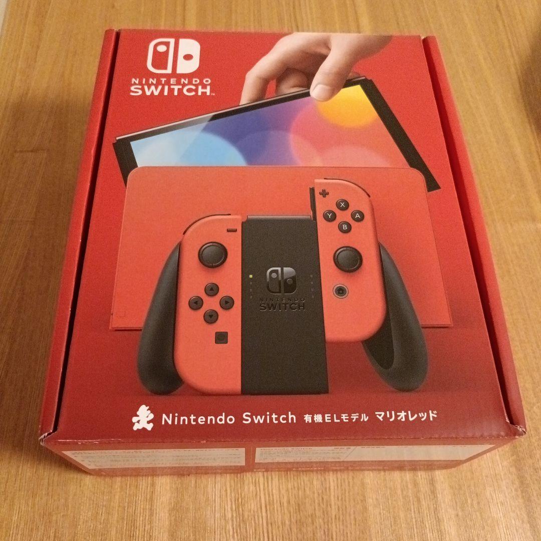 ニンテンドー　スイッチ　Switch　マリオレッド　有機EL　有機el