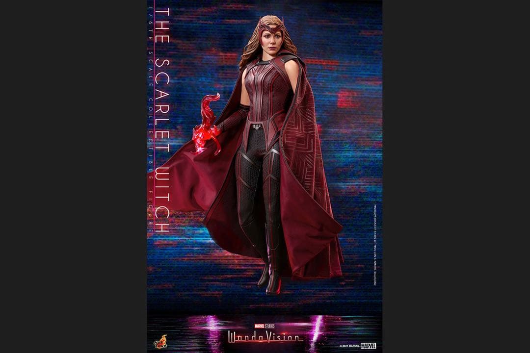 週末セールワンダヴィジョン１／６フィギュア スカーレットウィッチ ホットトイズ新