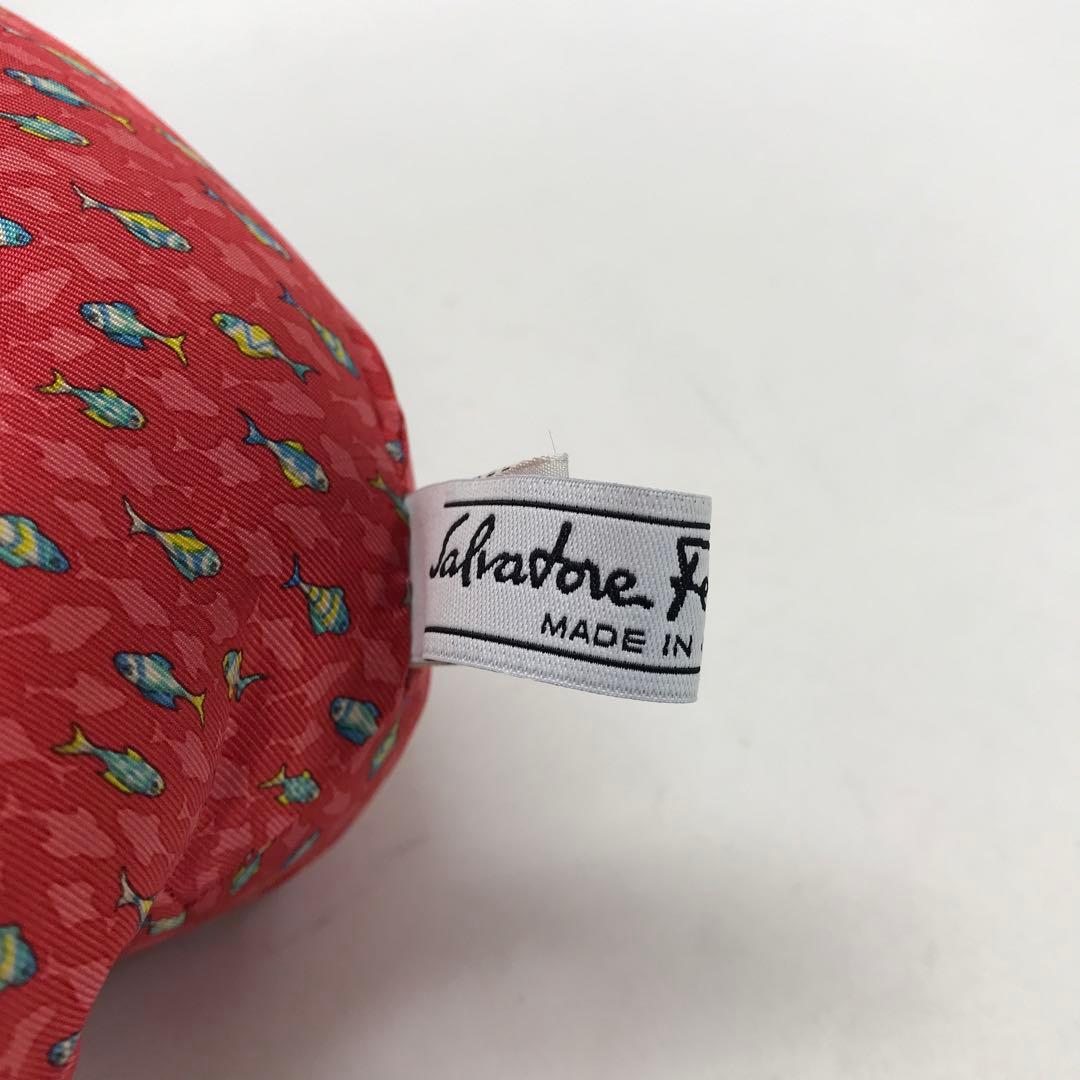 ☆極美品☆Salvatore Ferragamo テディベア ぬいぐるみ レッド