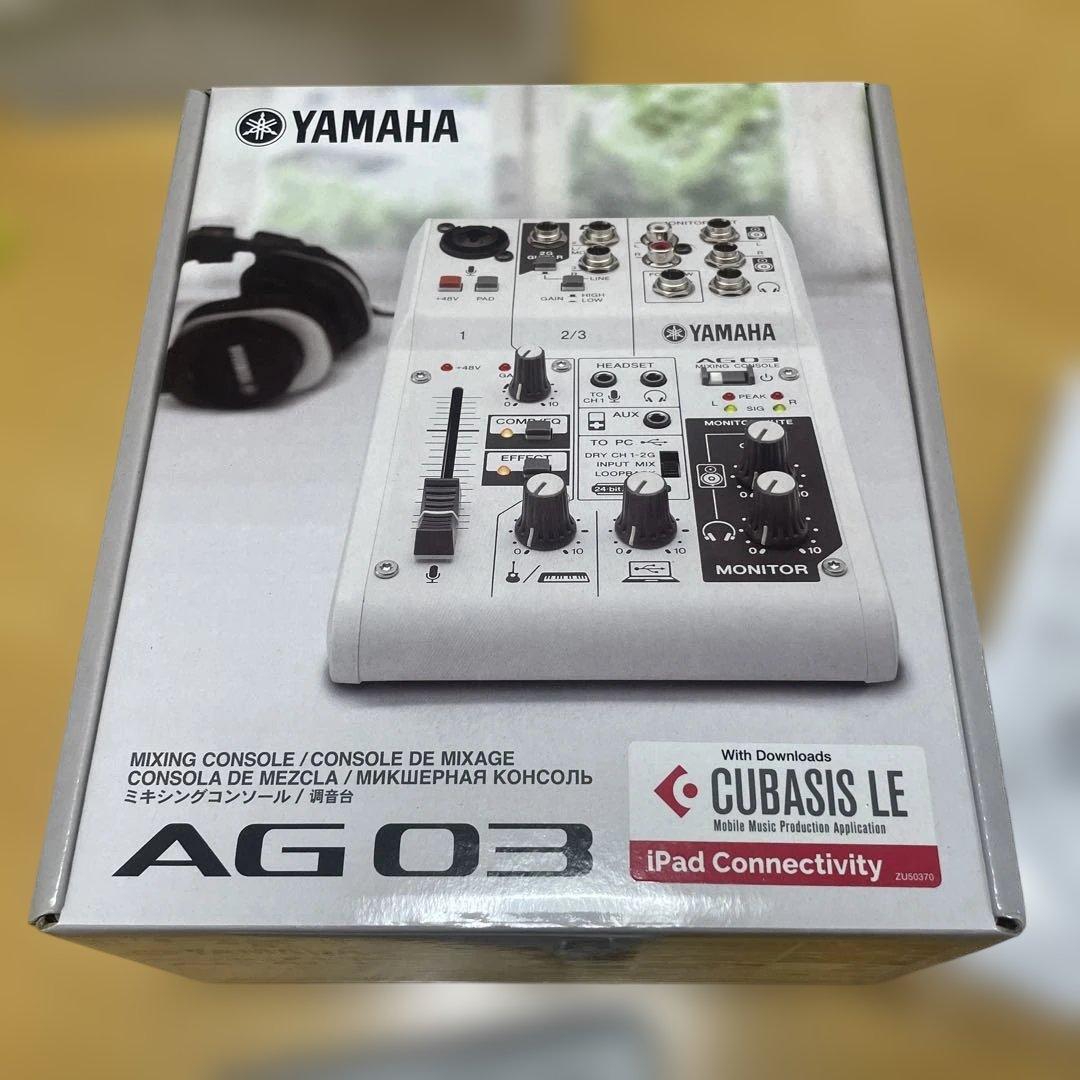 【ぬこぬこ】YAMAHA AG03 ミキシングコンソール
