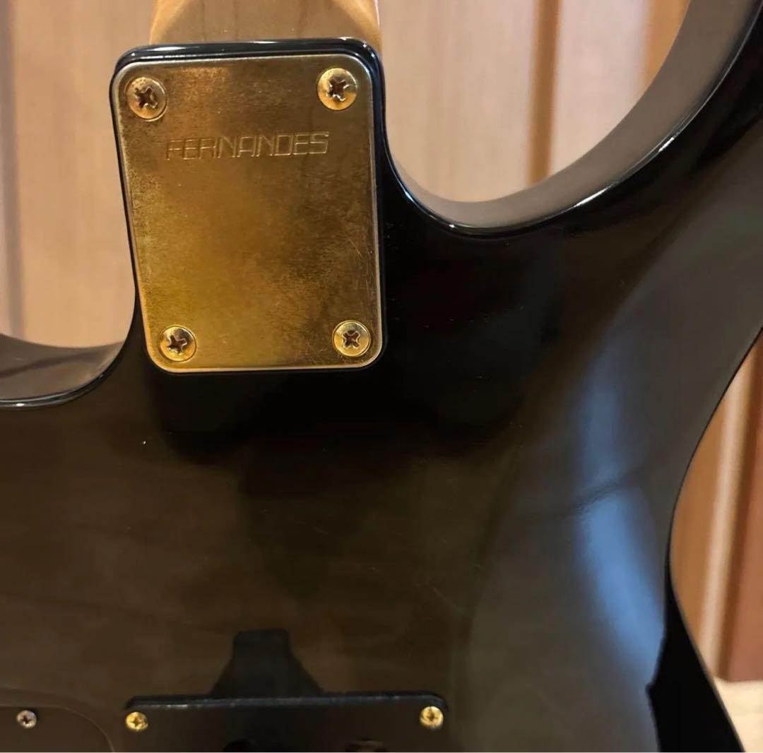 FERNANDES FGZ400 ゴールドパーツ仕様 トレモロアーム ケース付