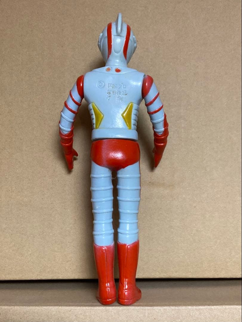 万創　ジャンボーグエース　当時物　美品　昭和レトロソフビ