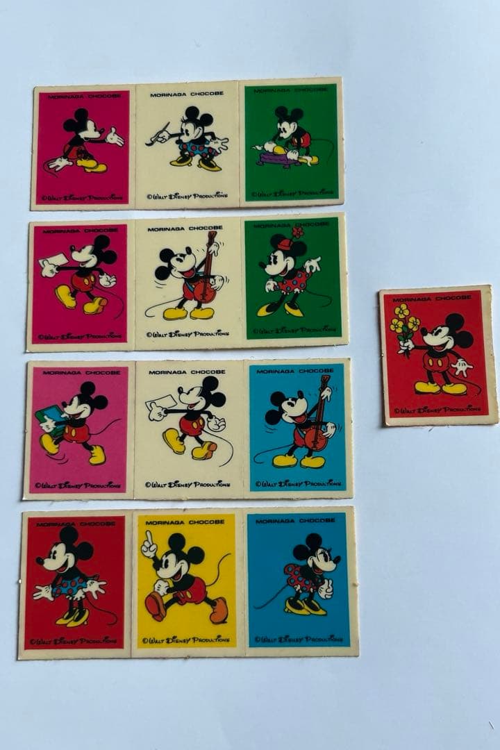 ディズニーシール　ミッキーマウス　レア　レトロ