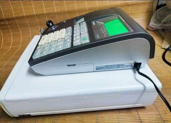 美品カシオレジスター　TE-300　フル設定無料　 送料無料人気　111144
