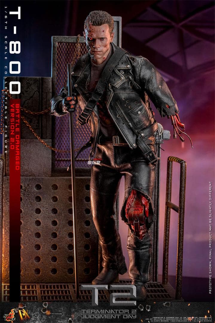 ホットトイズ 1/6 ターミネーター2 T-800バトルダメージ2.0 DX46