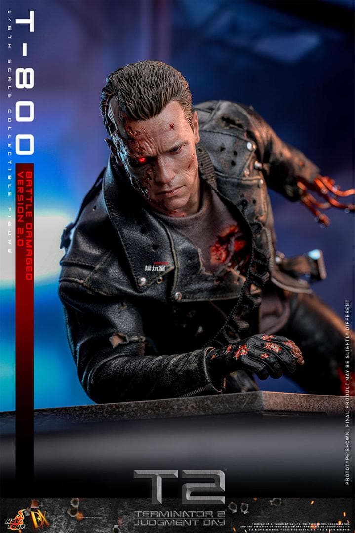 ホットトイズ 1/6 ターミネーター2 T-800バトルダメージ2.0 DX46
