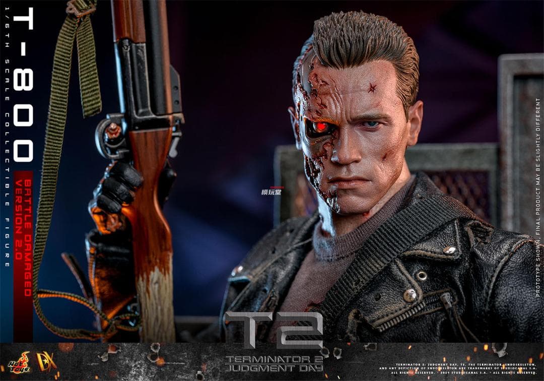 ホットトイズ 1/6 ターミネーター2 T-800バトルダメージ2.0 DX46