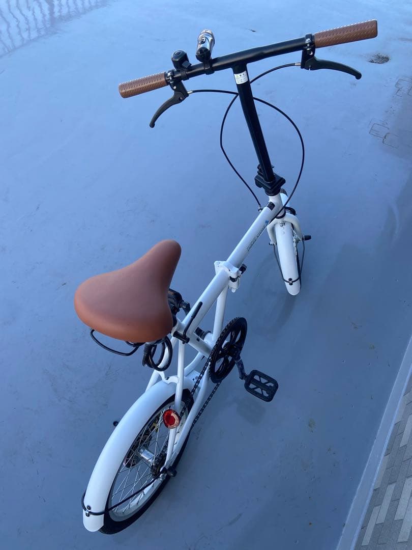 折りたたみ自転車16インチ/ホワイト