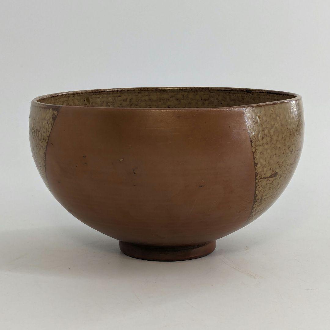 人間国宝 山本陶秀（楽友銘） 備前焼 茶盌 共箱合布栞 抹茶碗 抹茶茶碗 茶道具