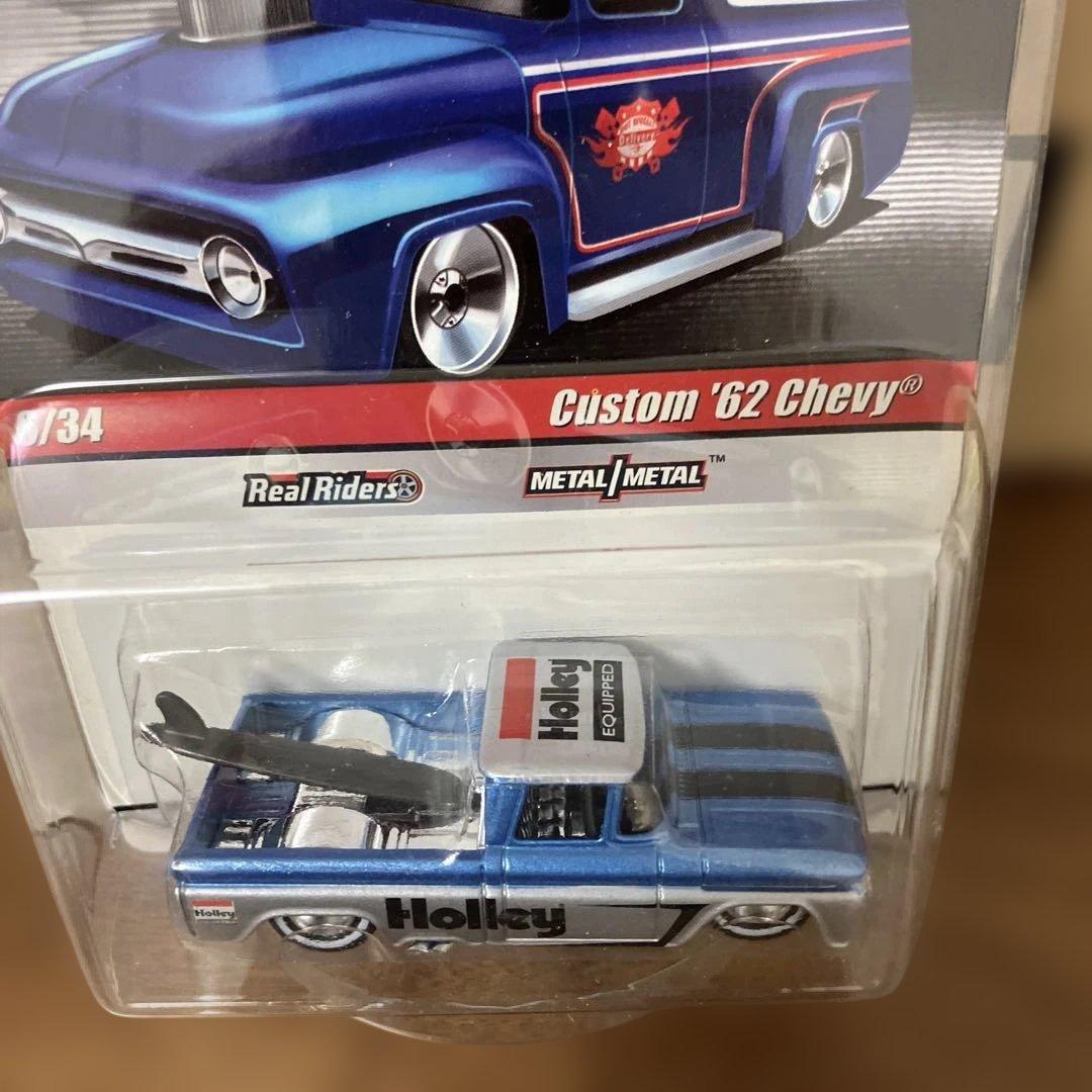 ホットウィール　CUSTOM 62 CHEVY PICKUP 青　レア