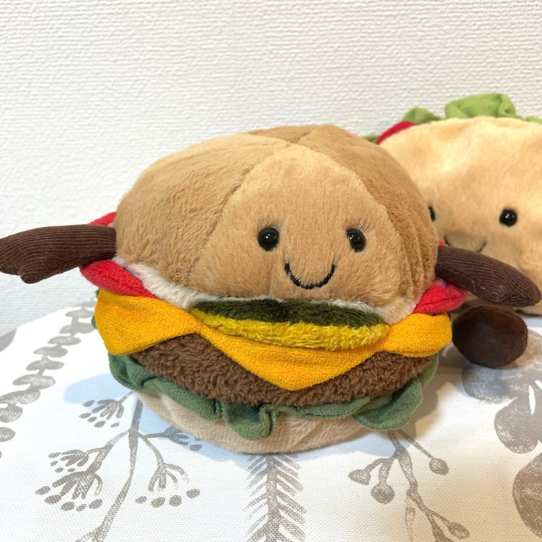 ジェリーキャット　 ぬいぐるみ ハンバーガー　タコス