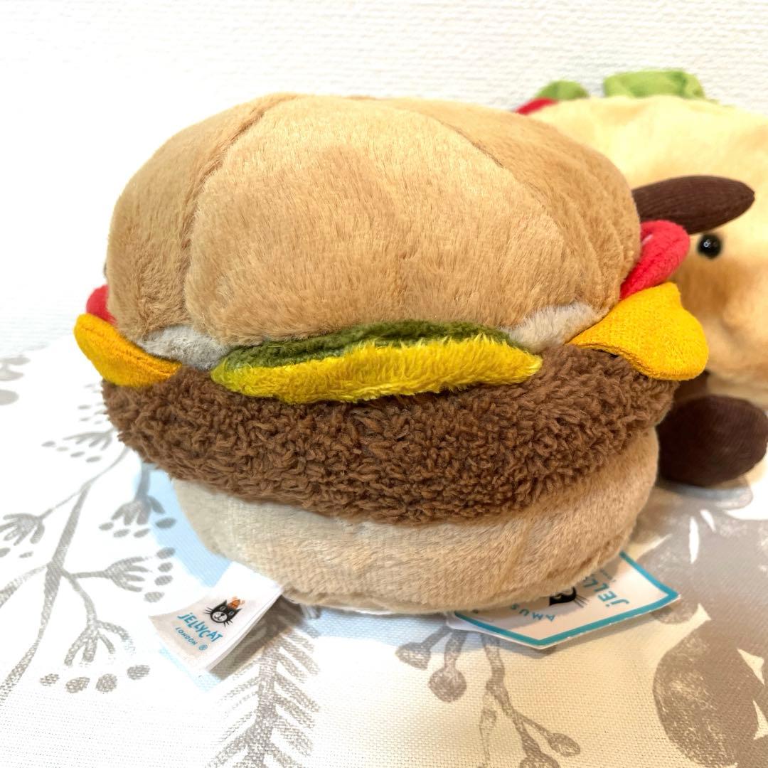 ジェリーキャット　 ぬいぐるみ ハンバーガー　タコス
