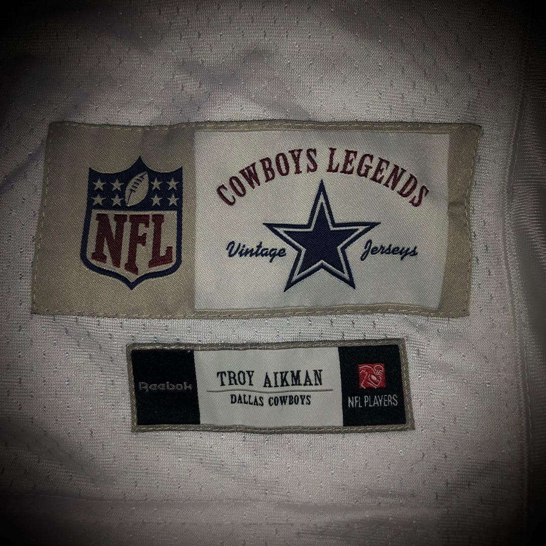 NFL アメフト AIKMAN 8 ホワイト シャツ