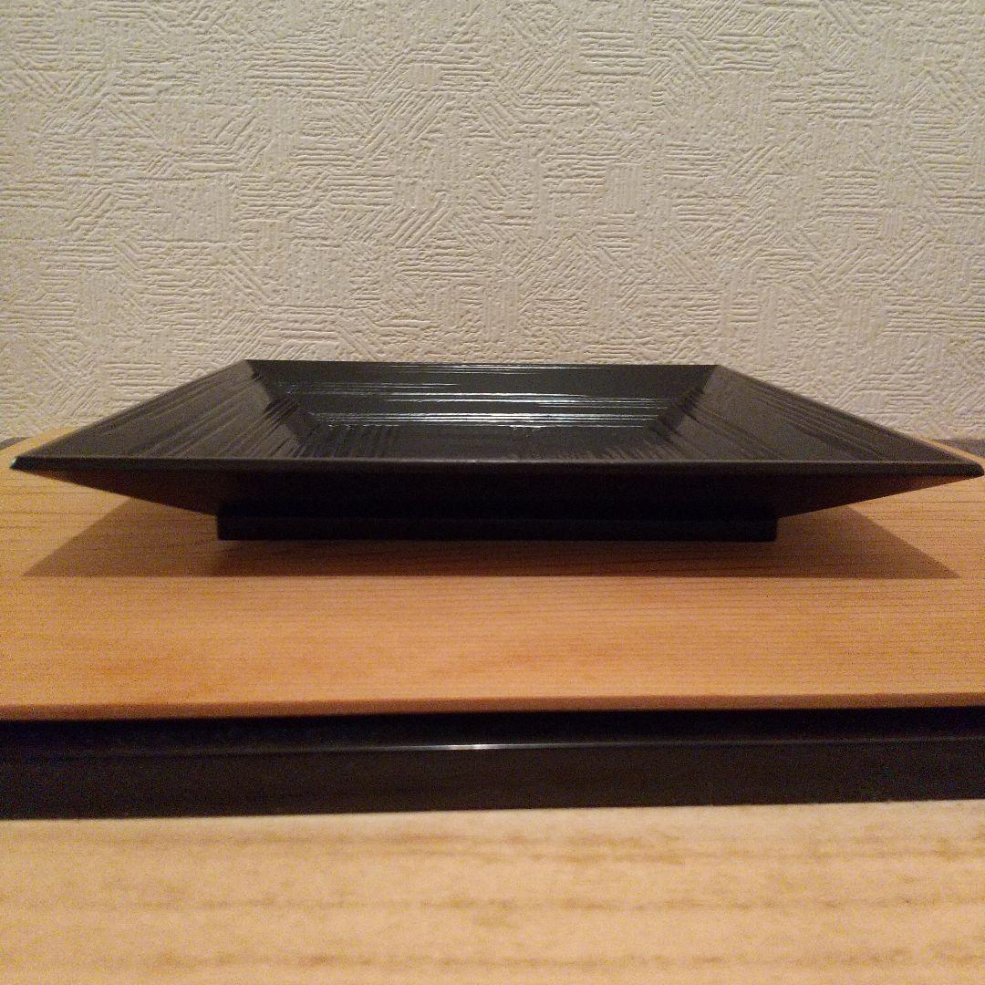 四方盆　木製漆