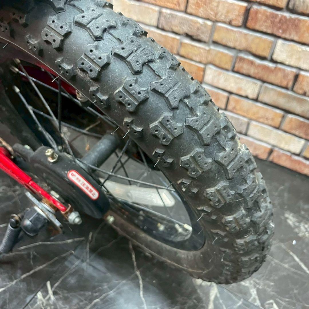 【70】子供用自転車 子供車 PARTENZA レッド 14インチ シングル