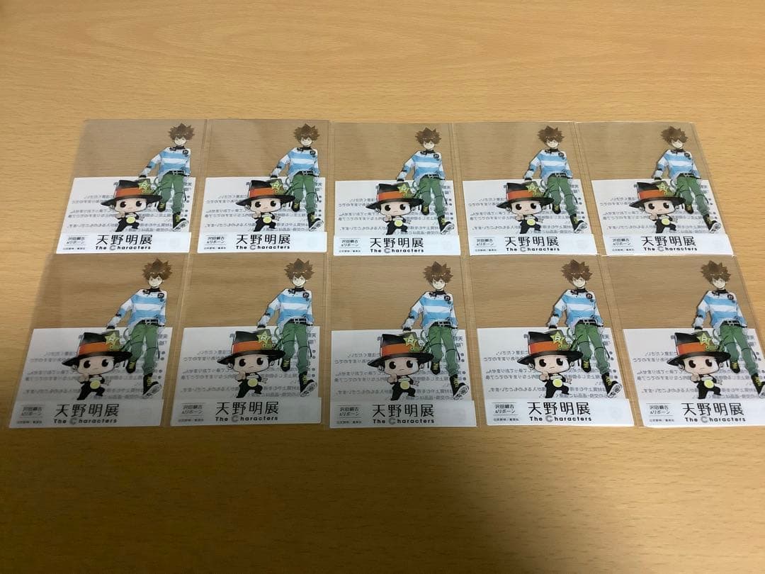 天野明展　入場者特典　30枚　クリアカード　沢田綱吉　ツナ　リボーンREBORN