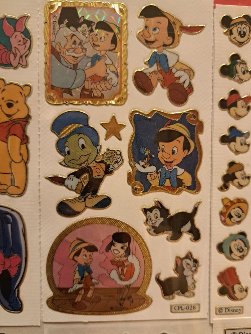 【超希少！】90s ヴィンテージ ディズニー シール 10シートセット 台湾限定