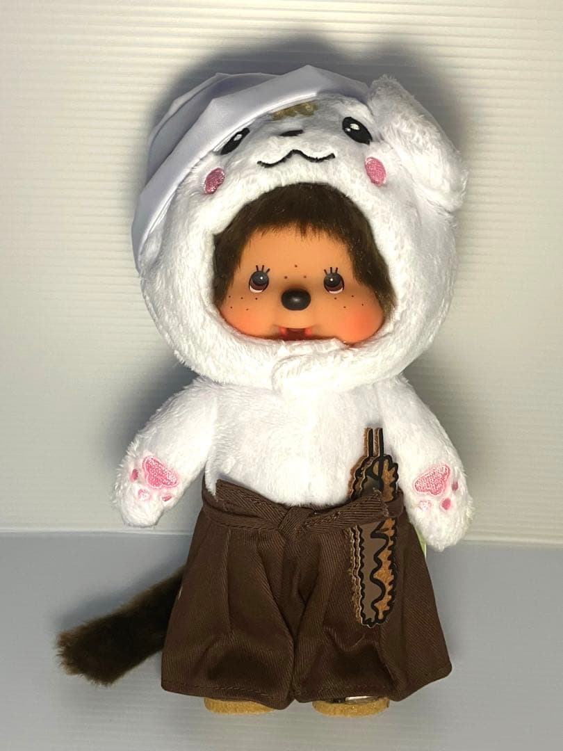 【ご当地限定品】さのまる × モンチッチ Sサイズ ぬいぐるみ（青）