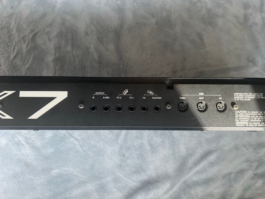 Yamaha DX7 ⅡD シンセサイザー　ジャンク