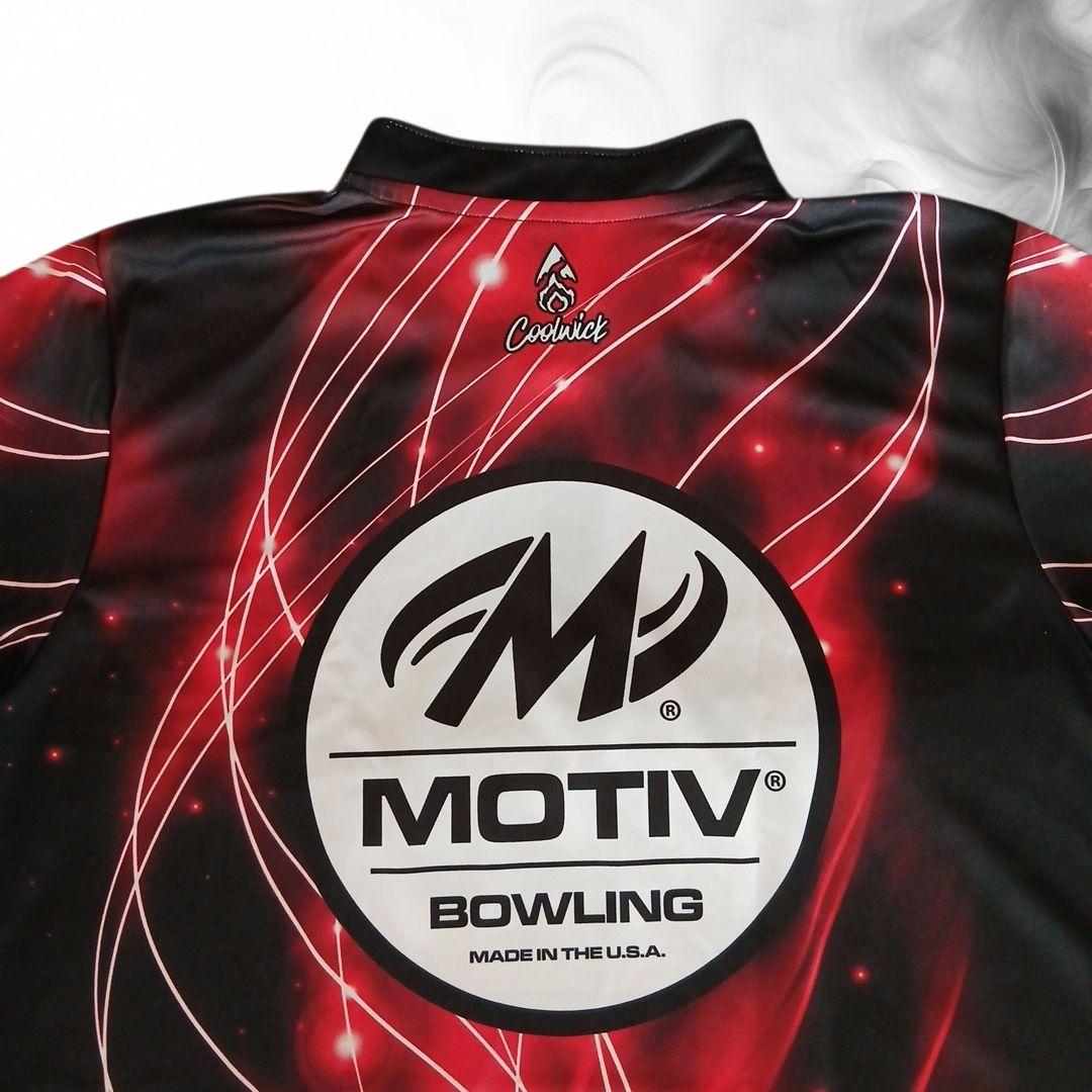 新品✨ボウリングウェア　MOTIV　日本サイズM　ブラック　レッド　USA製