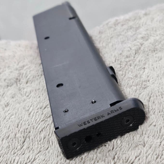 超稀少！WA M1911 シリーズ共用 現行複列 純正黒色 ロングマガジン