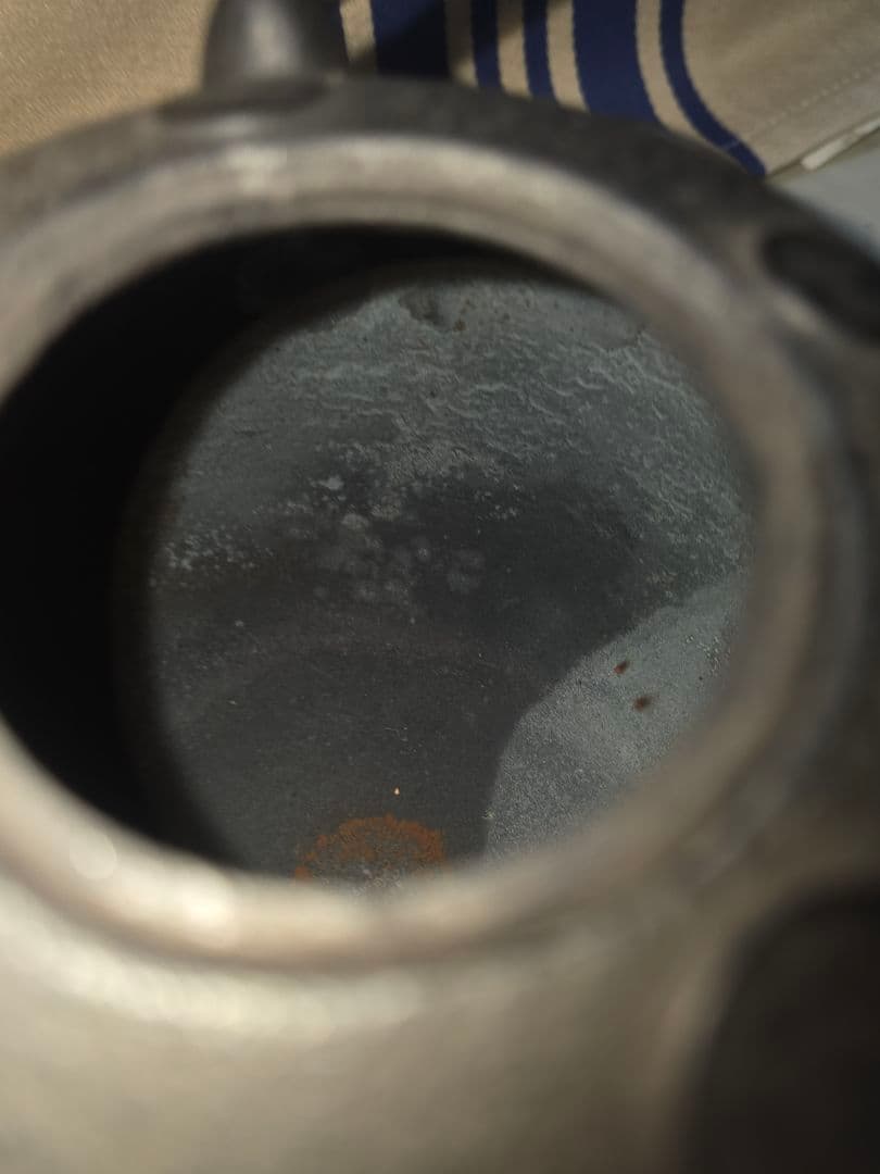 ■GLASS■ 高橋大益　鉄瓶凸玉紋　鉄瓶