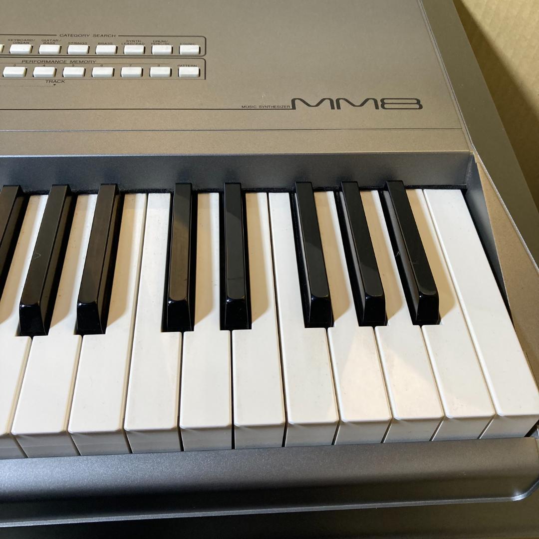 ジャンク YAMAHA MM8 シンセサイザー アダプター付き ヤマハ