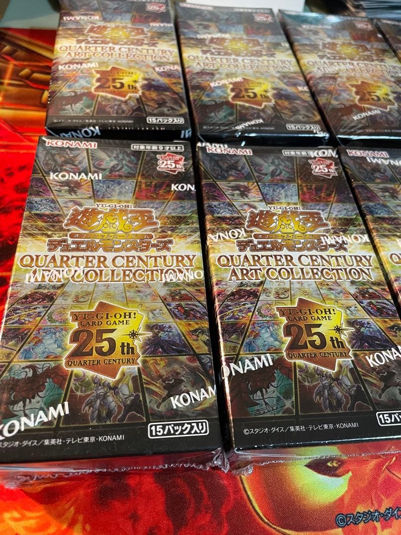 遊戯王 クォーターセンチュリーアートコレクション 10BOX シュリンク付き