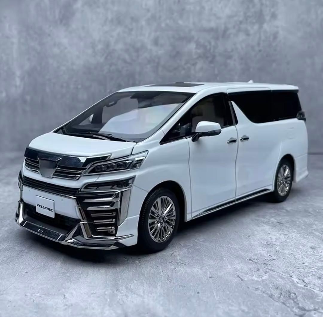 トヨタ ヴェルファイア 1/18 ダイキャストモデルホワイト ミニカー