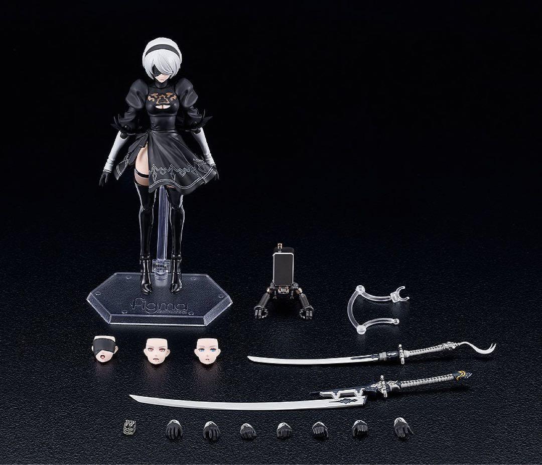 予約購入特典台座付き　figma 2B (ヨルハ二号B型) 643