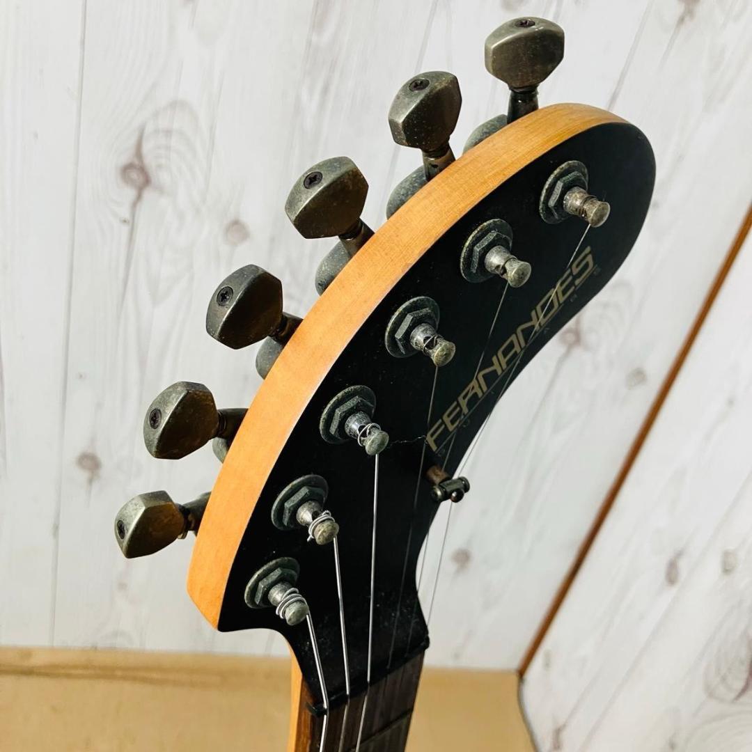 【美品 電池付き】FERNANDES ZO-3 アンプ内蔵ギター マットブラック