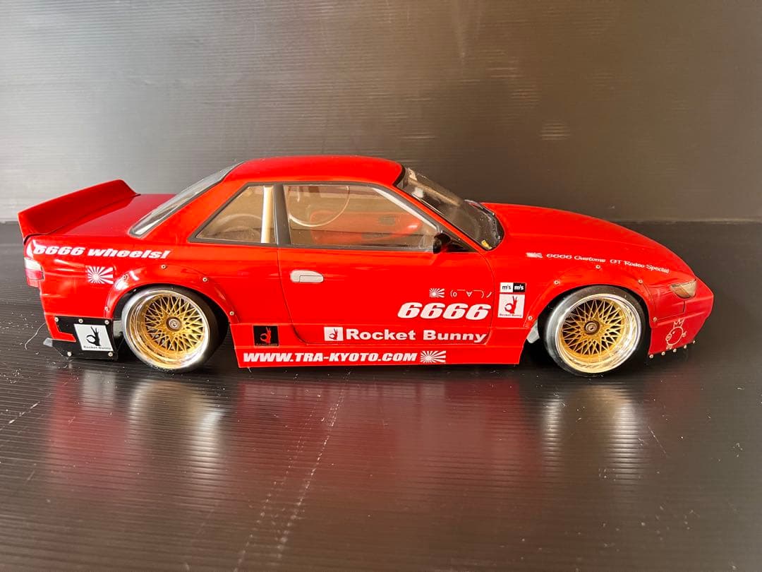 S13シルビア　ロケバニ仕様　ホイール付き