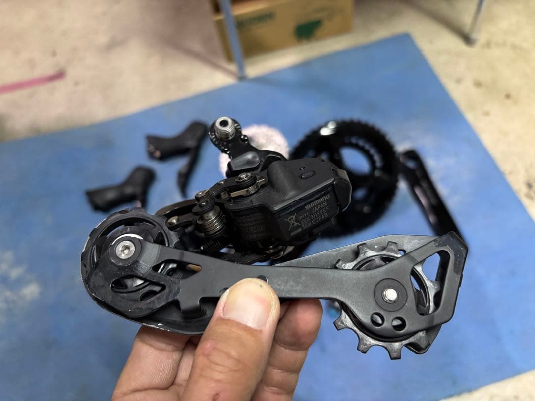 シマノ 105 Di2 12速 油圧ディスク グループセット 中古 作動確認済み