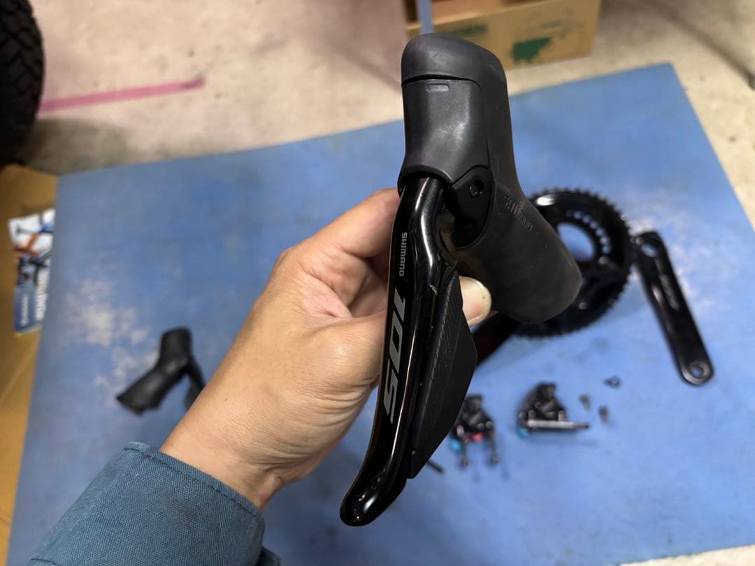 シマノ 105 Di2 12速 油圧ディスク グループセット 中古 作動確認済み