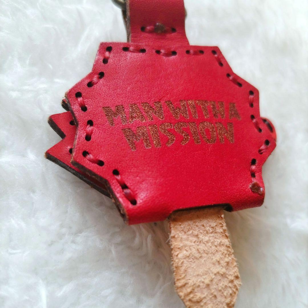MAN WITH A MISSON FC限定 ロゴキーカバー 本革 日本製