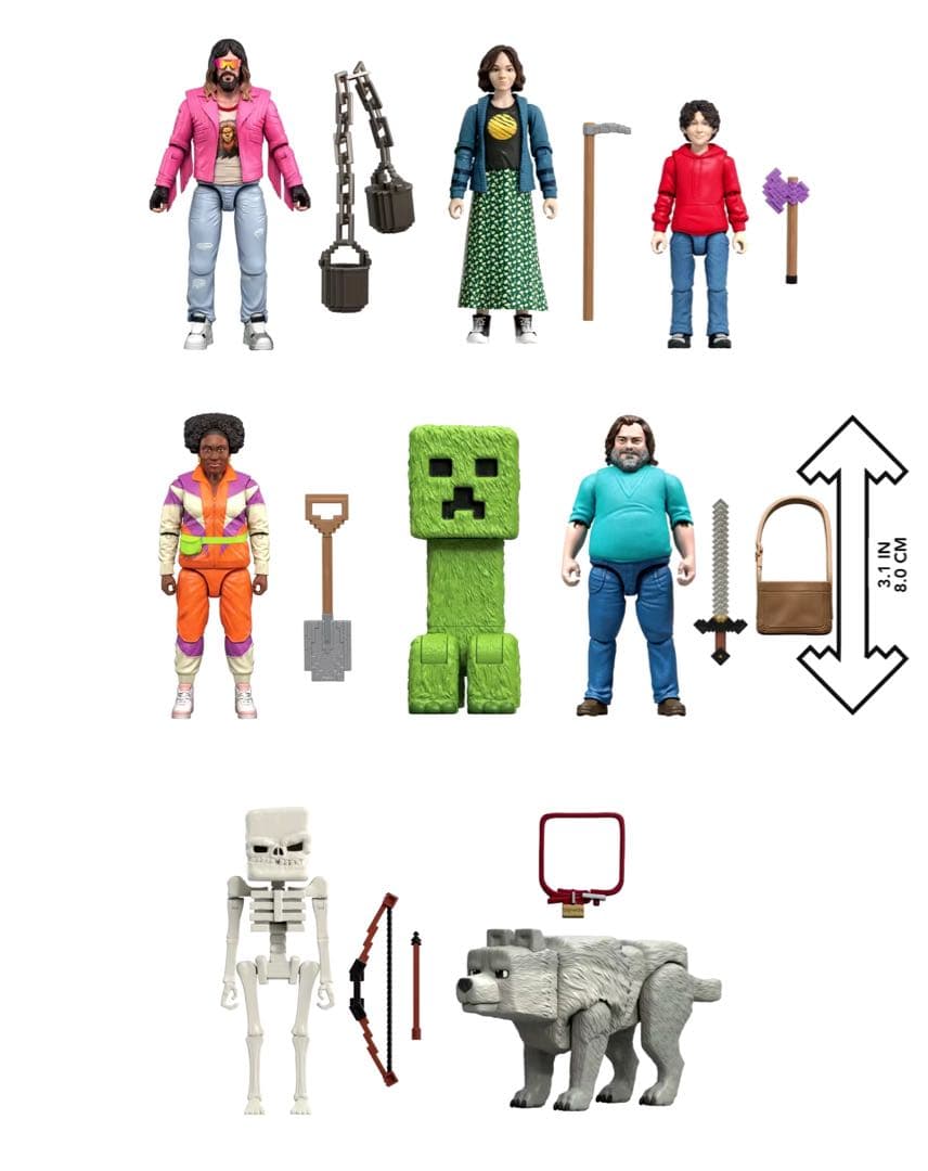 アルティメットムービーパック MINECRAFT MOVIE フィギュア 海外