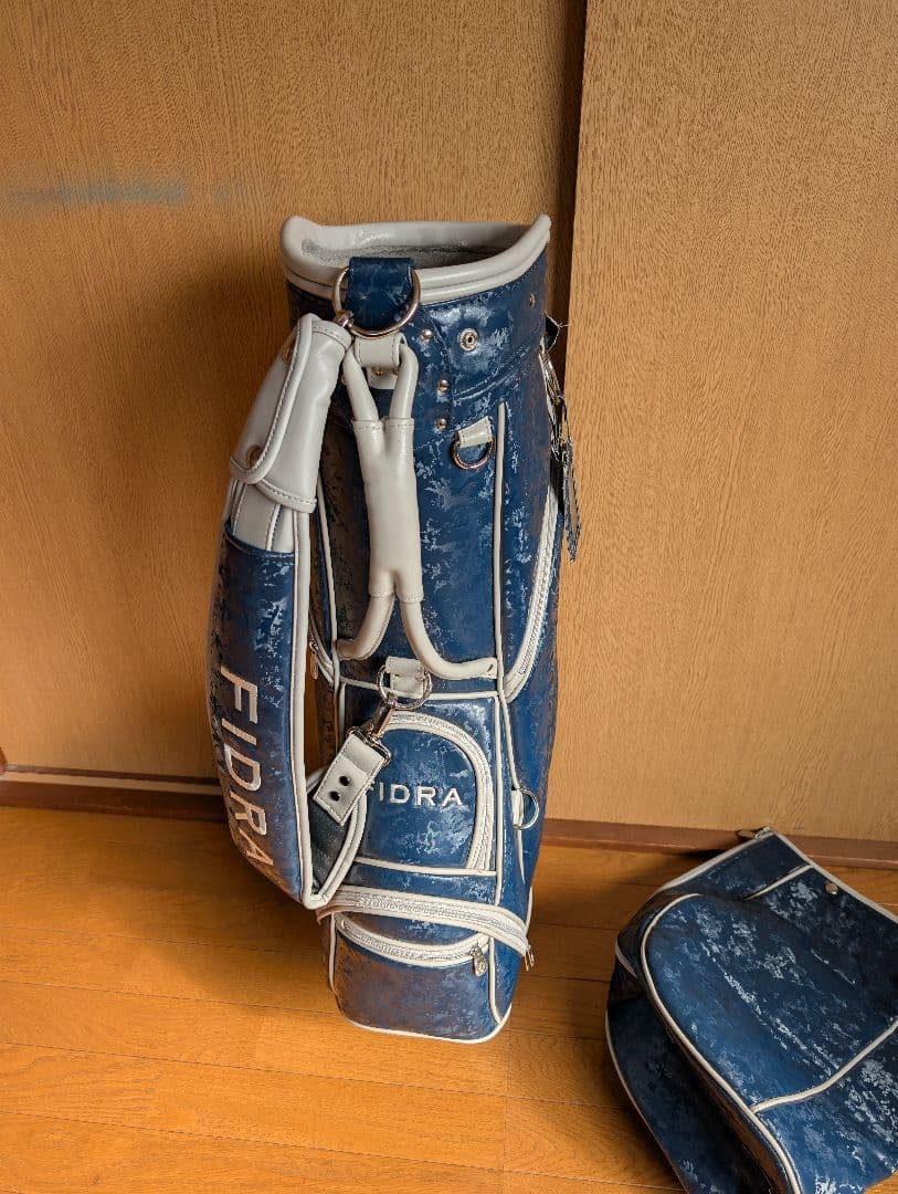 フィドラ大型キャディバッグ中古メンズFIDRAゴルフクラブバッグオシャレ