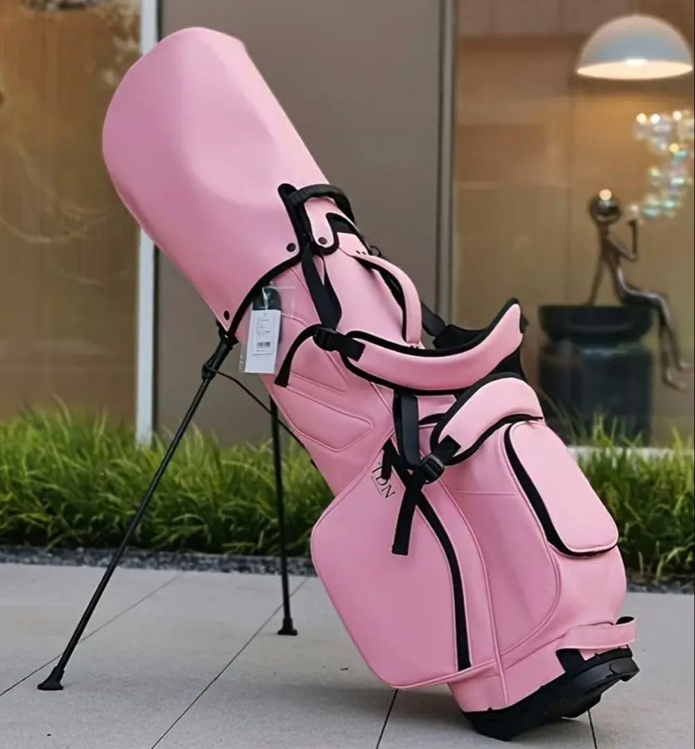 新品 TDN GOLF スコットランド発 プレミアム スタンドバッグ ピンク