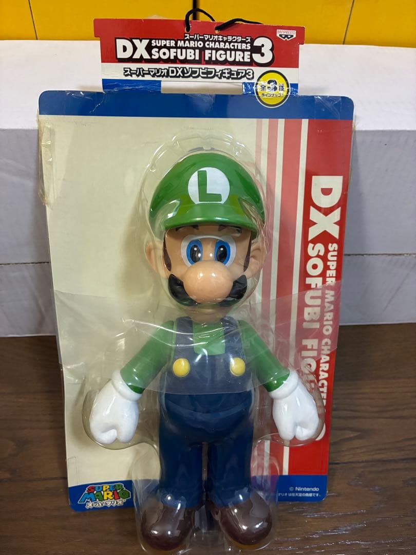 スーパーマリオ DXソフビフィギュア　ギャラクシーGALAXY ルイージクリボー