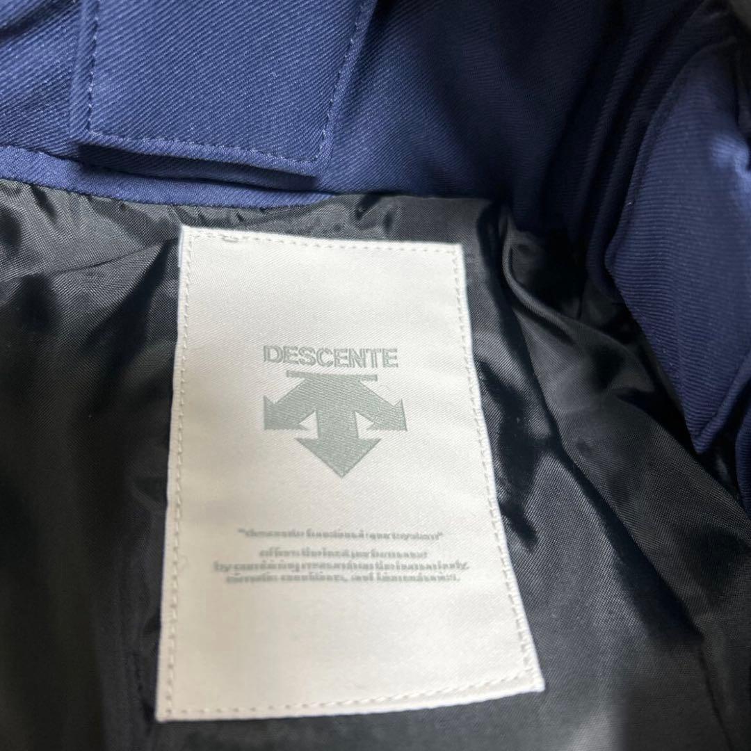 美品　デサント　ヒートナビ　スノーパンツ　M つなぎ 紺色　スノーボード パンツ