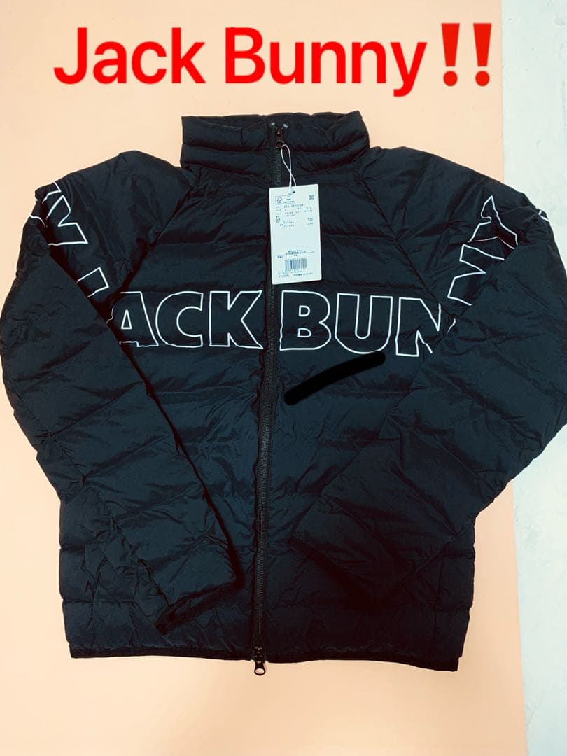 【新品】Jack Bunny ブラックジャケット【1】(158〜166cm)