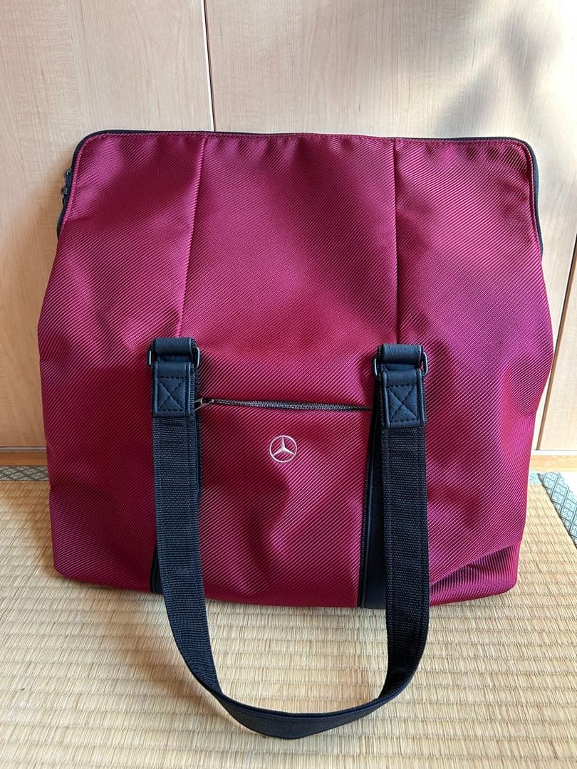 タイトリスト×メルセデスベンツ ビッグトートバッグ ワインレッド