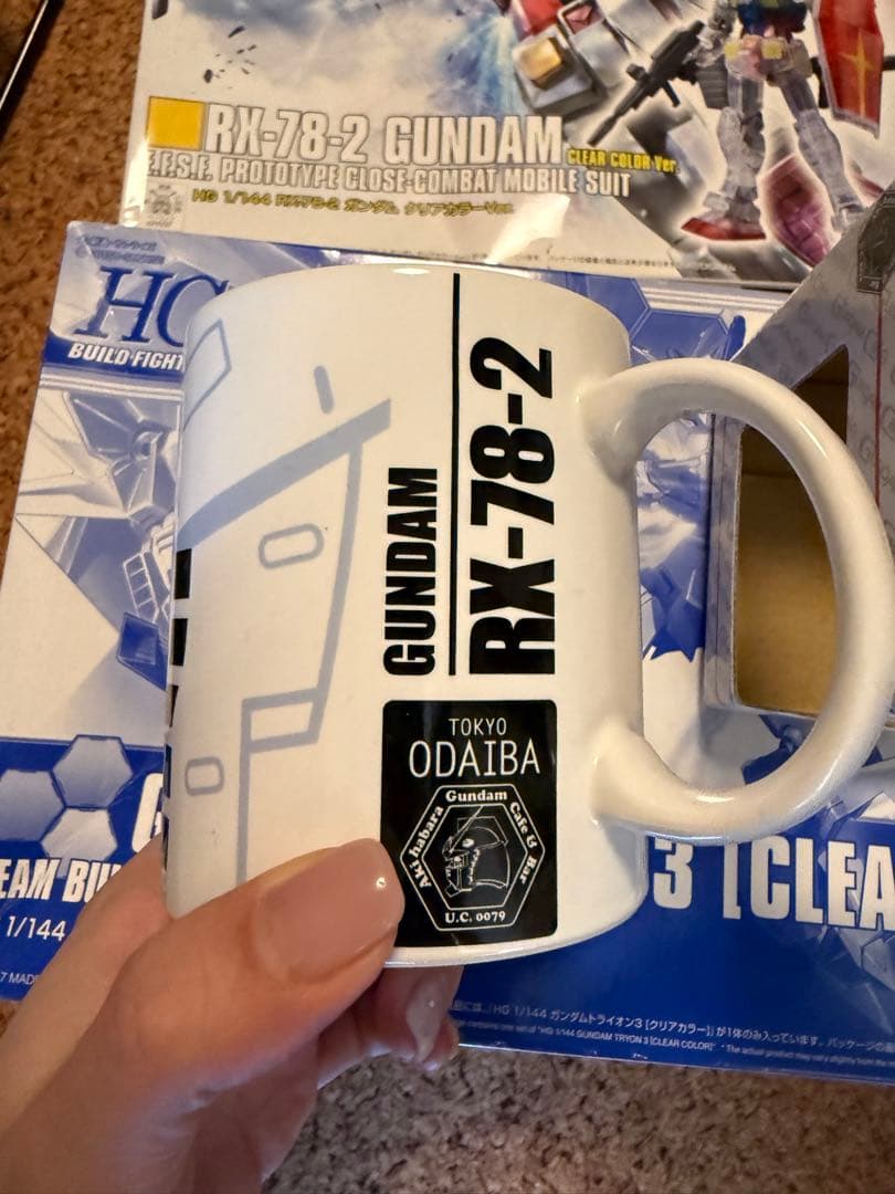 新品　HGBFガンダムトライオン3クリアカラーVer イベント限定　おまけ付