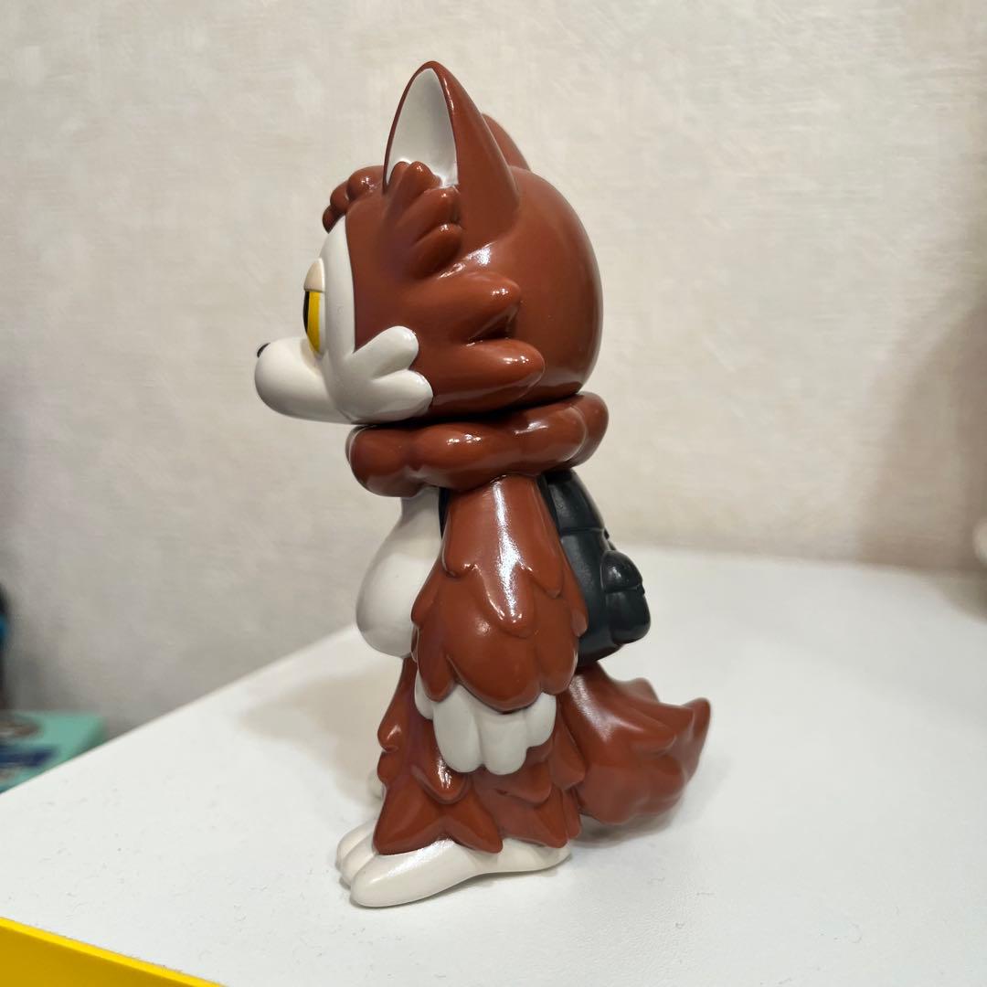 あらいきりこ　おおかみくん　ソフビ　ブラウン　茶色　フィギュア